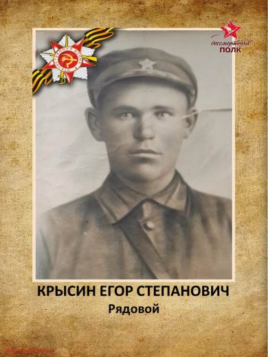 Крысин Егор Степанович