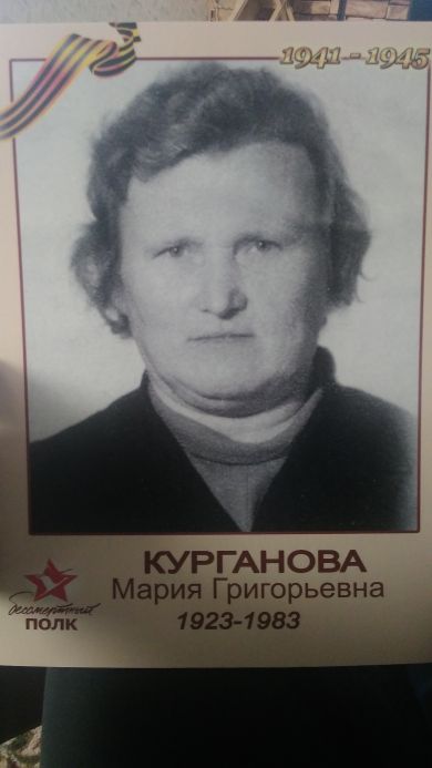 Курганова Мария Григорьевна