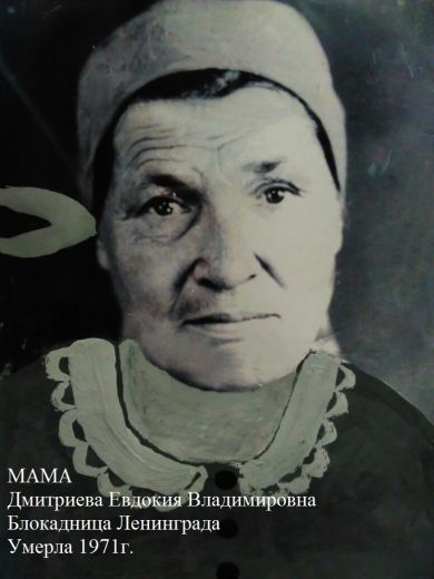 Дмитриева Евдокия Владимировна