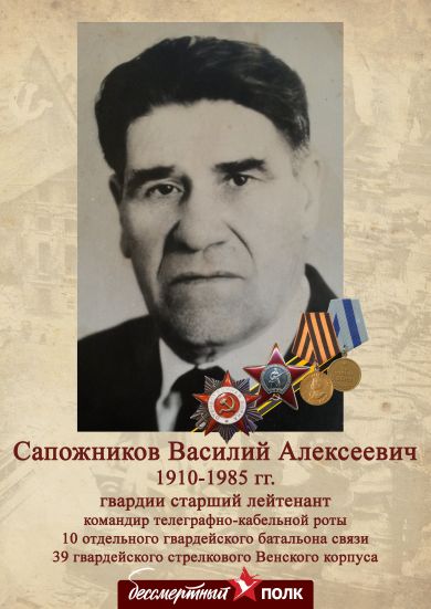 Сапожников Василий Алексеевич