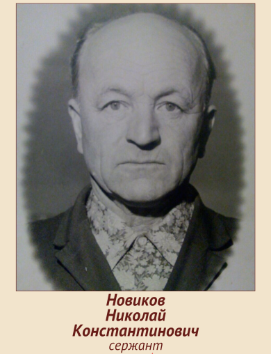 Новиков Николай Константинович