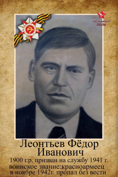Леонтьев Фёдор Иванович