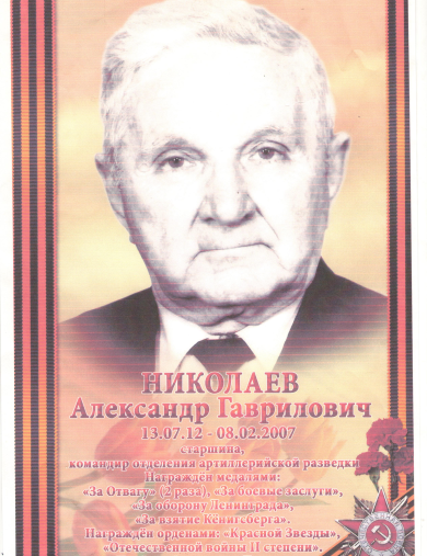 Николаев Александр Гаврилович