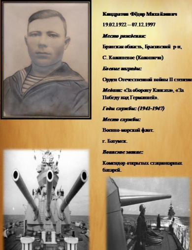 Кондратов Федор Михайлович