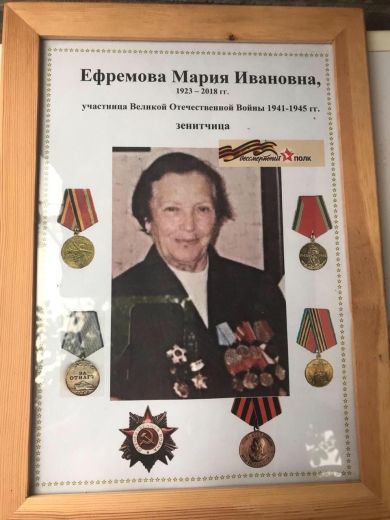Ефремова Мария Ивановна