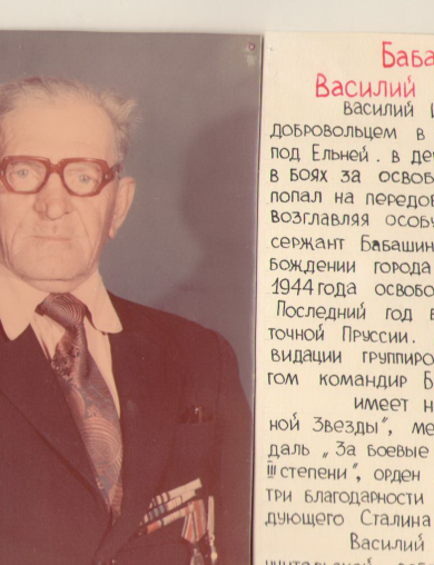 Бабашин Василий Иванович