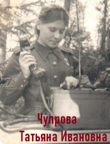 Чупрова Татьяна Ивановна