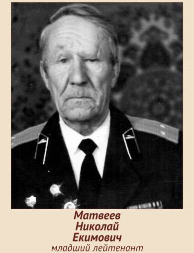 Матвеев Николай Екимович