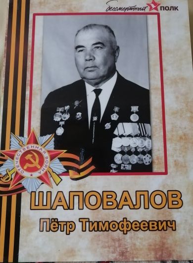 Шаповалов Пётр Тимофеевич в