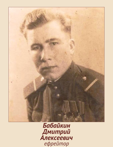 Бабайкин Дмитрий Алексеевич