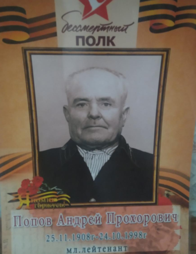 Попов Андрей Прохорович