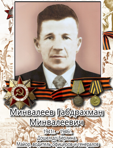 Минвалеев Габдрахман Минвалеевич