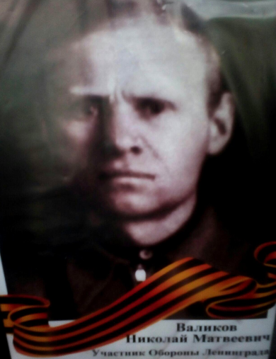 Валиков Николай Матвеевич