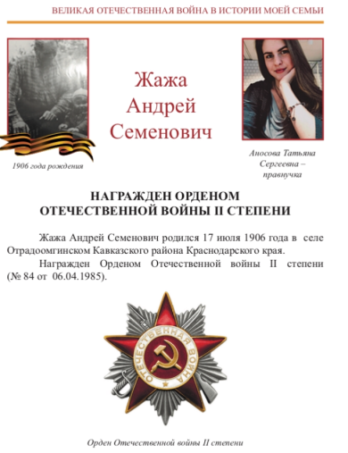 Жажа Андрей Семёнович