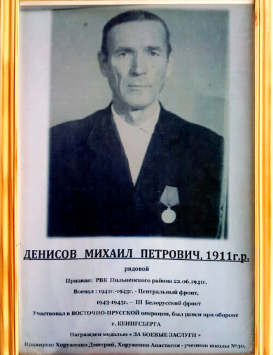 Денисов Михаил Петрович