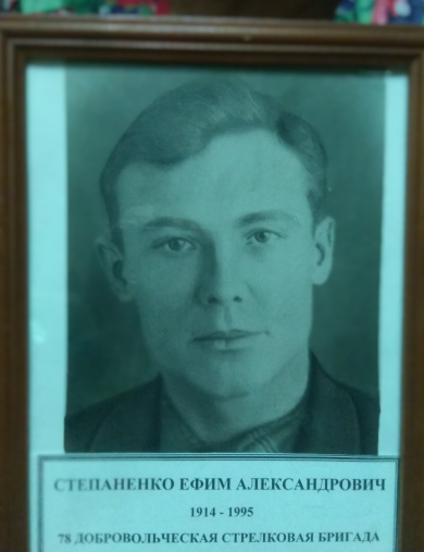 Степаненко Ефим Александрович