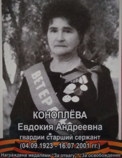 Коноплева Евдокия Андреевна