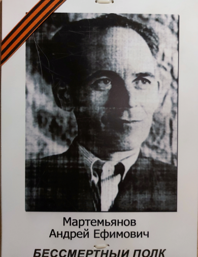 Мартемьянов Андрей Ефимович