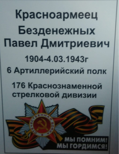 Безденежных Павел Дмитриевич