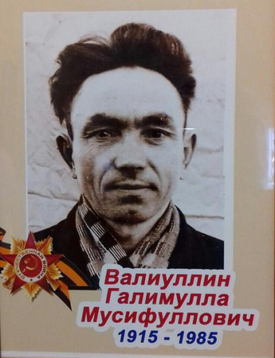 Валиуллин Галимулла Мусифуллович