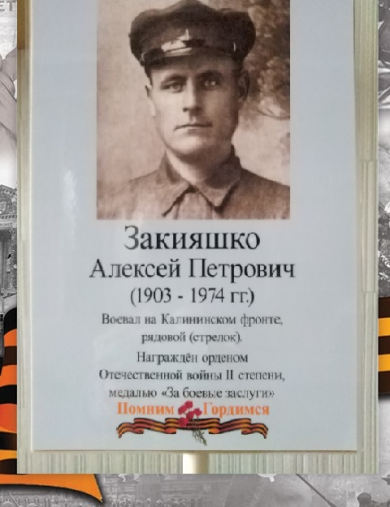 Закияшко Алексей Петрович