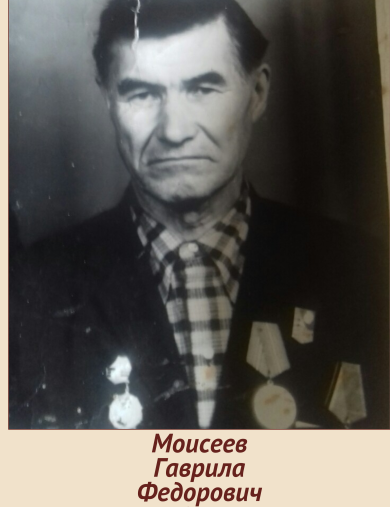 Моисеев Гаврила Федорович