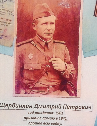 Щербинкин Дмитрий Петрович