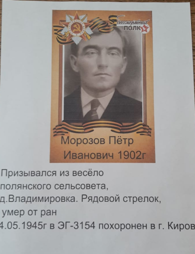 Морозов Пётр Иванович