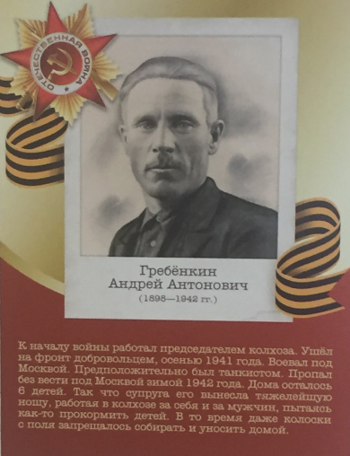 Гребёнкин Андрей Антонович