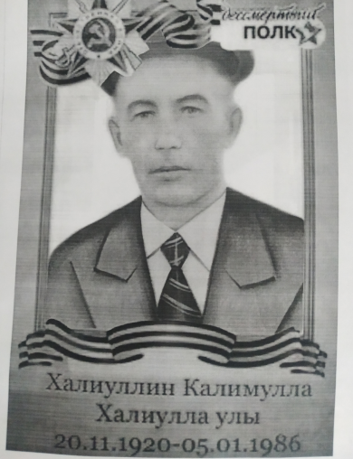 Халиуллин Калимулла Халиуллович