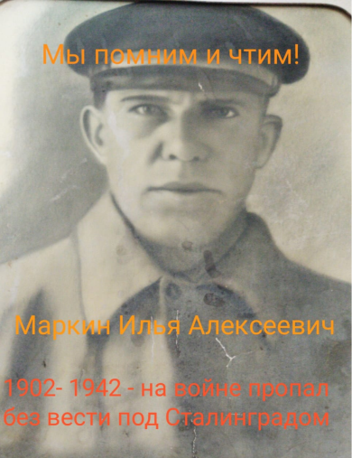 Маркин Илья Алексеевич