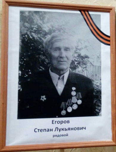 Егоров Степан Лукьянович