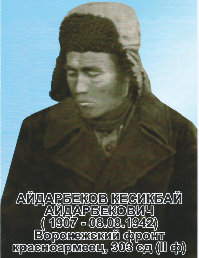 Айдарбеков Кесикбай Айдарбекович