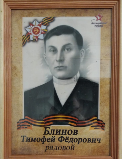 Блинов Тимофей Федорович