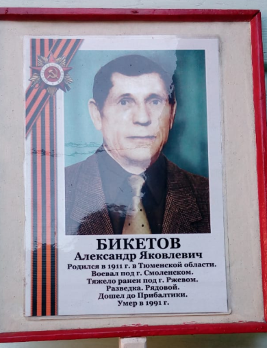 Бикетов Александр Яковлевич
