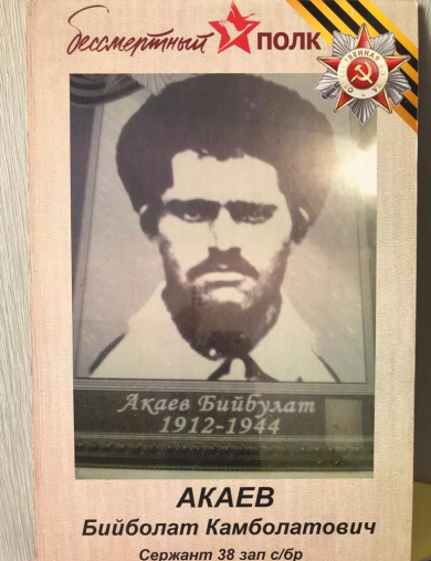 Акаев Бийболат Камболатович