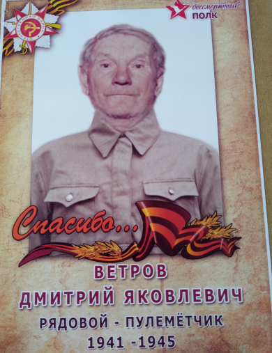 Ветров Дмитрий Яковлевич