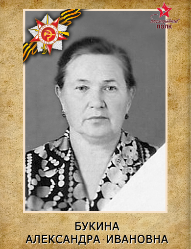 Букина Александра Ивановна