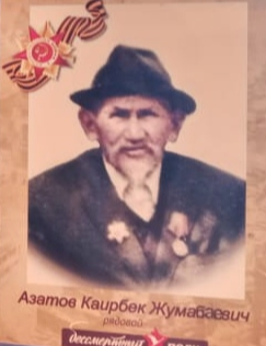 Азатов Каирбек Жумабаевич