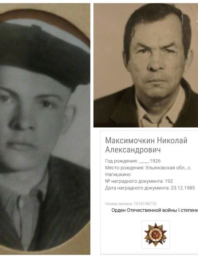 Максимочкин Николай Александрович