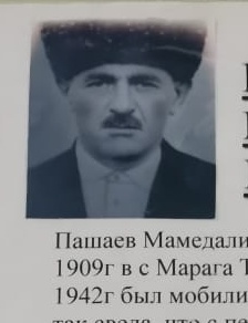 Пашаев Мамедали Пашаевич