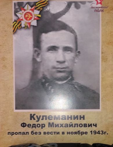 Кулеманин Фёдор Михайлович