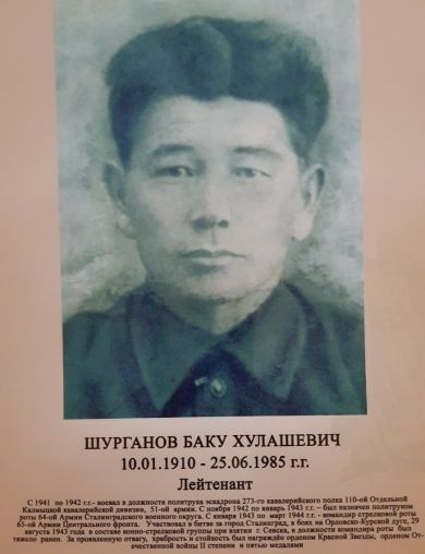 Шурганов Баку Хулашевич