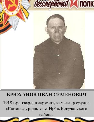 Брюханов Иван Семенович