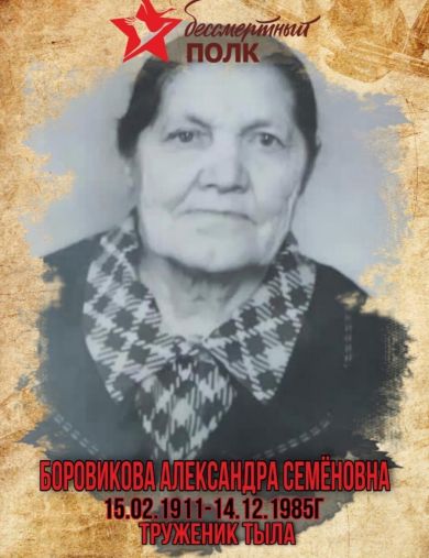 Боровикова Александра Семёновна