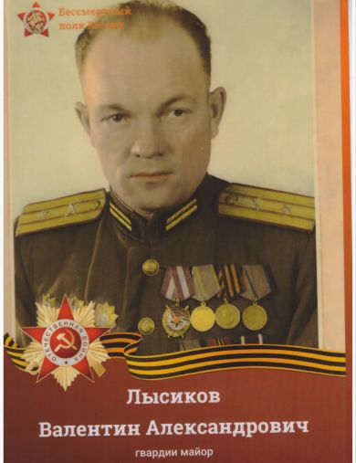 Лысиков Валентин Александрович