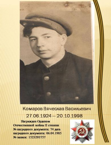 Комаров Вячеслав Васильевич