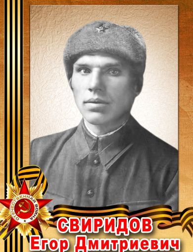 Свиридов Егор Дмитриевич