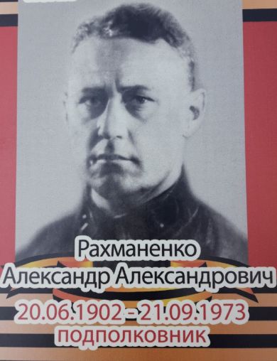 Рахманенко Александр Александрович