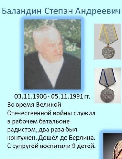 Баландин Степан Андреевич